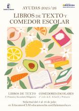 Convocatoria de ayudas Comedores escolares y Libros de texto 25-26.